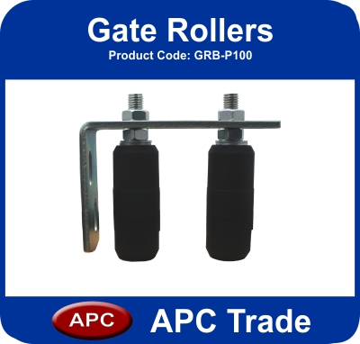 100mm Sliding Gate Rollers and Bracket Set